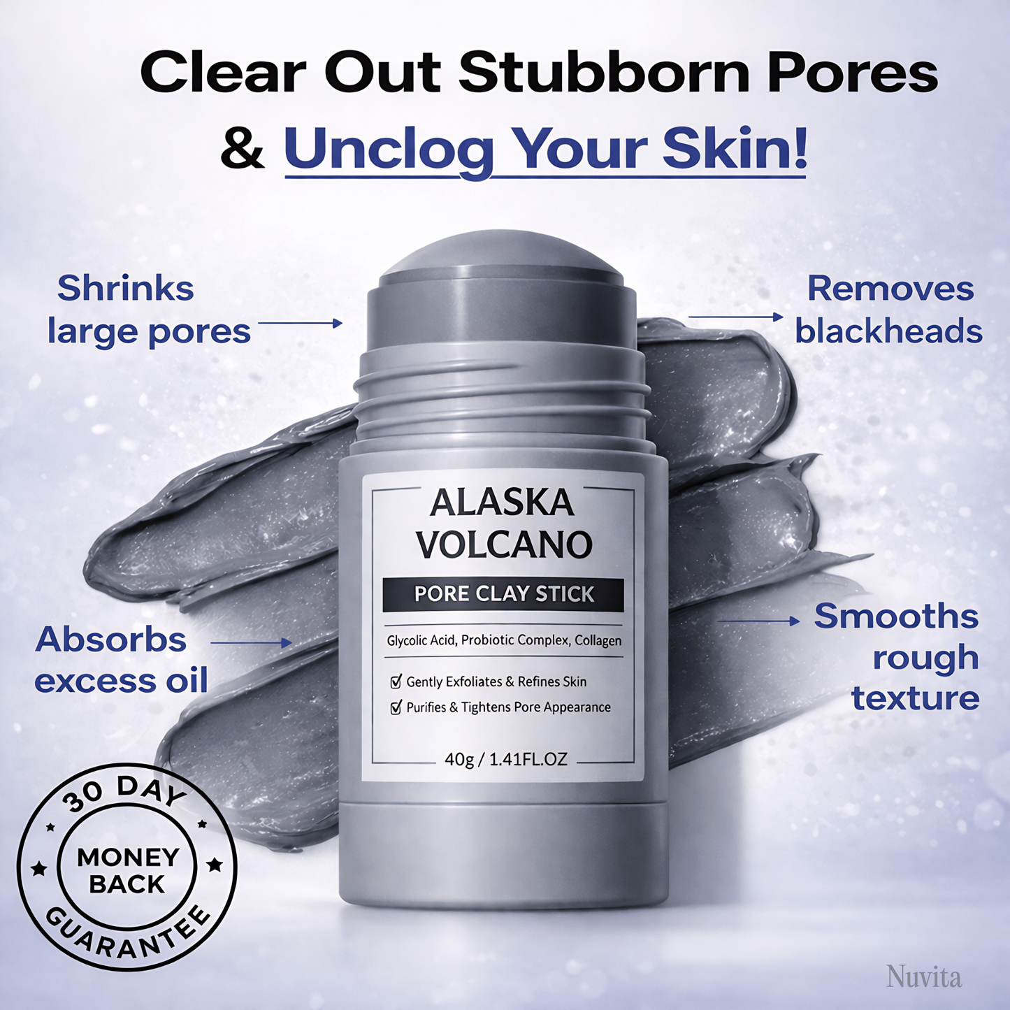 Nuvita Volcanic Clay Pore Stick